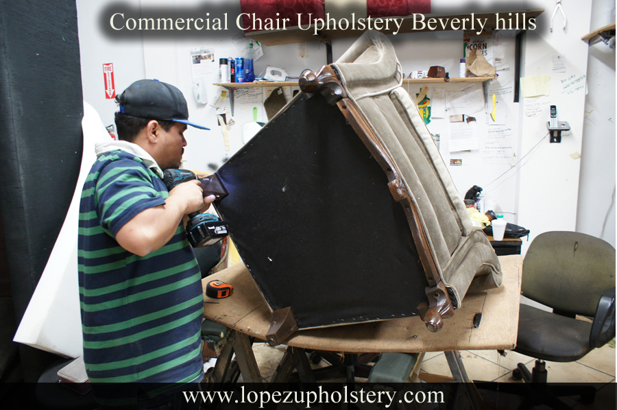 Commercial chair upholstery Beverly Hills