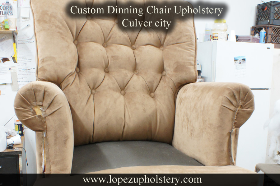 Custom dinning chair upholstery Culver City